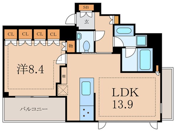 レガシス代官山の物件間取画像